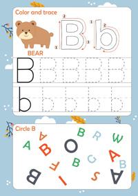 Letter B Worksheet