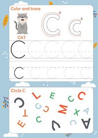 Letter C Worksheet