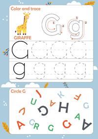 Letter G Worksheet