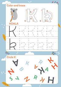 Letter K Worksheet