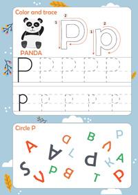 Letter P Worksheet