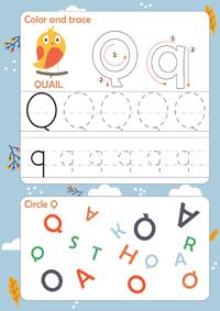 Letter Q Worksheet