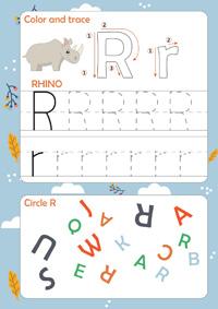 Letter R Worksheet